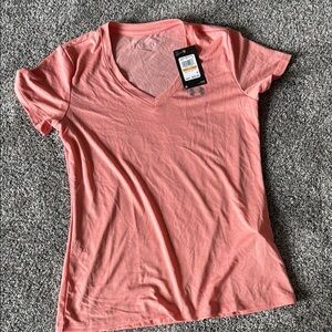 Under Armour Women's Pink V-Neck Top